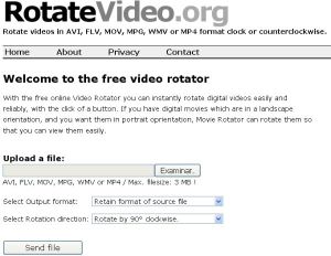 rotatevideo rotatevideo RotateVideo, Utilidad web para rotar vídeos