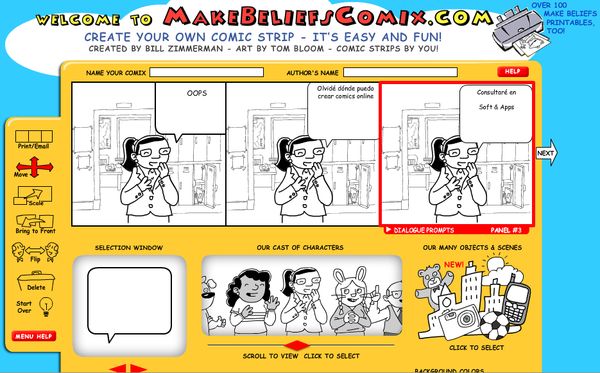MakeBeliefsComix, crea tiras cómicas para imprimir - Soft & Apps MakeBeliefsComix, crea tiras cómicas para imprimir - Soft & Apps