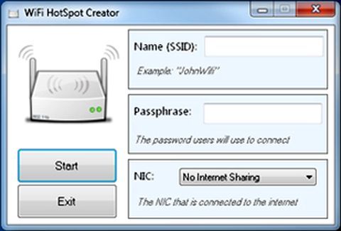 Wi-Fi HotSpot Creator