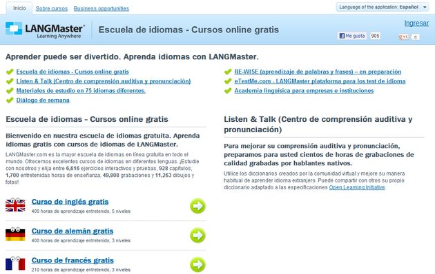 LANGMaster LANGMaster, cursos online para aprender múltiples idiomas