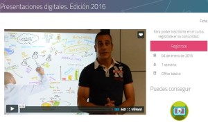 Curso sobre Presentaciones Digitales Curso sobre Presentaciones Digitales Curso en línea, y gratuito, sobre Presentaciones Digitales