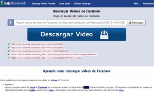 Bajar Vídeos de Facebook Bajar Videos de Facebook Bajar vídeos de Facebook con esta utilidad web