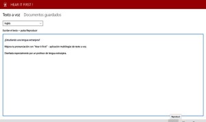 Hear it first Hear it first Hear it first: app para Windows 10 que convierte texto a voz