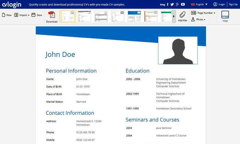 Páginas para crear un Curriculum Vitae - Cvlogin Páginas para crear un Curriculum Vitae Cvlogin 5 páginas para crear un Curriculum Vitae atractivo y profesional