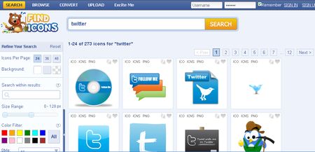 Find Icons, Buscador de iconos gratuitos
