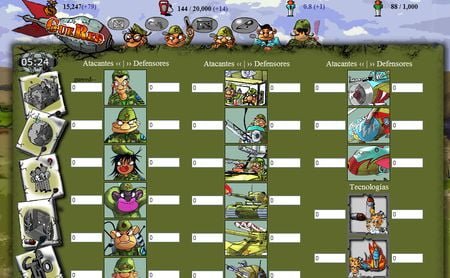 Guered, Juego de guerra online