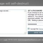 This Message Will Self-Destruct, Envia mensajes confidenciales