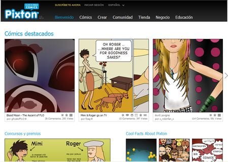 Pixton, Crea comics online