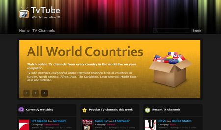 TvTube, Ve alrededor de mil canales de television gratis por internet
