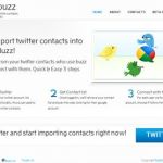 tw2buzz, Importa tus contactos de Twitter a Google Buzz