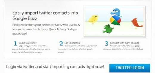 tw2buzz, Importa tus contactos de Twitter a Google Buzz