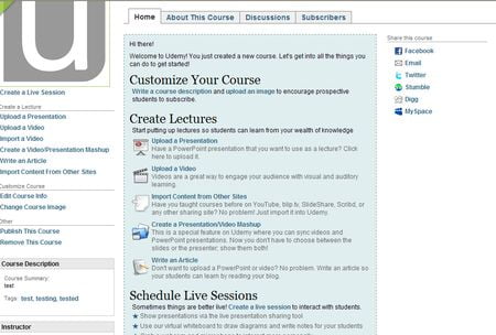 Udemy, crea y publica cursos online