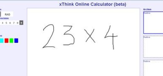 Think Online Calculator, Calculadora online al estilo Paint
