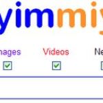 Yimmiy Search, Potente buscador con filtros