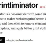 The Printliminator, ahorra tinta al imprimir una web