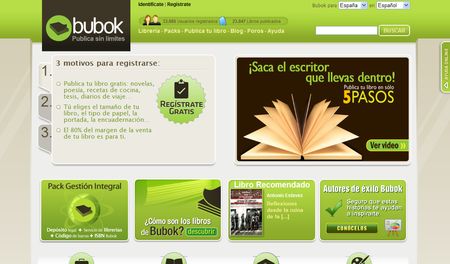Bubok, Publica tu libro electrónico o en papel gratis