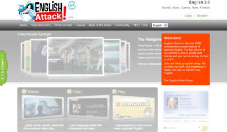 English Attack, Aprender ingles gratis divirtiendose y online