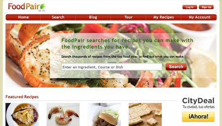 FoodPair, Cocina con los ingredientes que tengas