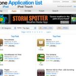 iPhoneapplicationlist, Apps para iPhone, iPod e iPad