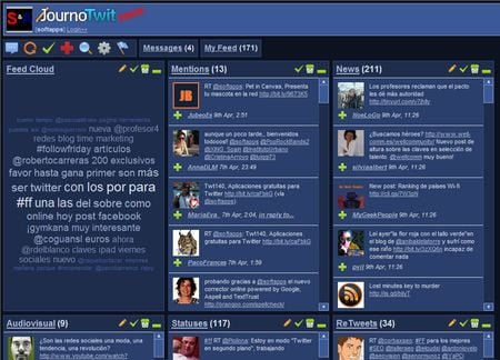 JournoTwit, Cliente Twitter online y de Escritorio