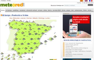 6 servicios web para ver la prevision meteorologica