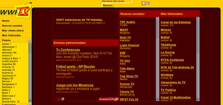 wwiTV, Disfruta de miles de televisiones online