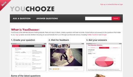 YouChooze, ayuda online para tomar decisiones