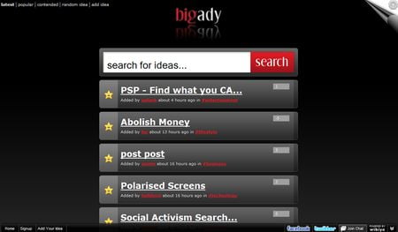 Bigady, Comparte tus ideas con el mundo