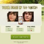in20years, Aplicacion online que muestra como seras en 20 años