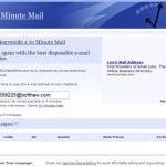10 Minute Mail, Otro correo temporal para combatir el spam