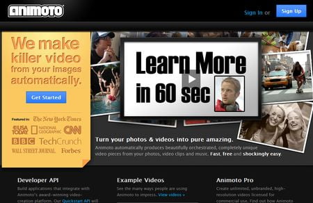 Animoto, App online para crear videos con tus imagenes