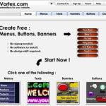 FlashVortex: App online para crear Menus, Botones, Textos y Banners en Flash