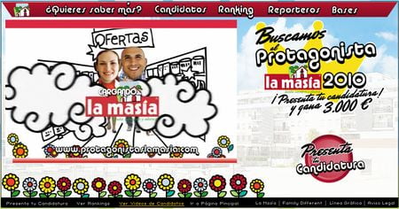 Protagonistas La Masia, Concurso online con importantes premios