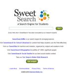 SweetSearch, El buscador para estudiantes
