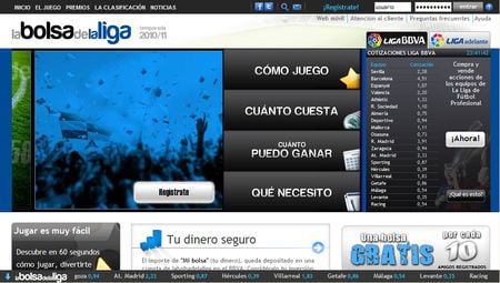labolsadelaliga.com, Compra y vende acciones de tus equipos favoritos