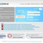 Cursomeca, Aprende o practica mecanografia online y gratis