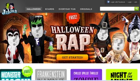 JibJab e-cards, Envia tarjetas animadas de Halloween con tu rostro