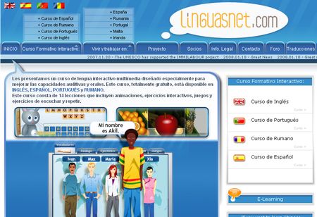 Linguasnet, Aprende otros idiomas de forma gratuita y amena