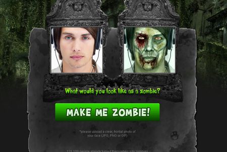 Make Me Zombie, Transforma tu foto en la de un Zombie