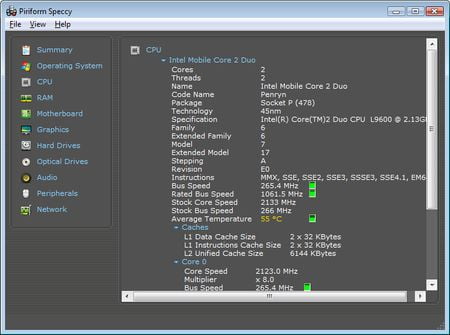 Speccy, Aplicacion gratuita para analizar el Hardware y Software de tu PC
