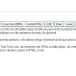 Text Tools, Herramientas online para modificar y trabajar con textos