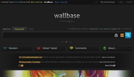 Wallbase, Mas de medio millon de fondos para tu Escritorio