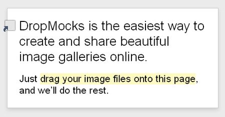 DropMocks, La forma mas sencilla de compartir imagenes