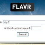 Flavr, Sencillo servicio para acortar URLs