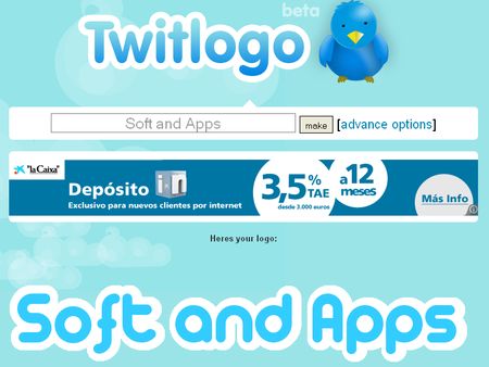 Twitlogo, Genera tu logo de texto con el estilo de Twitter