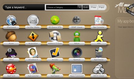 Allmymacapps, Directorio de aplicaciones para Mac
