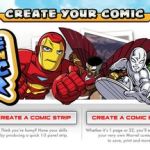 Crea comics con personajes de Marvel, online y gratis