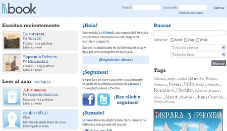 Liibook, Comunidad para lectores y escritores