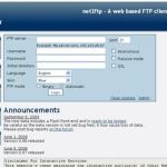 Net2ftp, Un cliente FTP online y completo