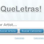 QueLetras!, Buscador de letras de canciones